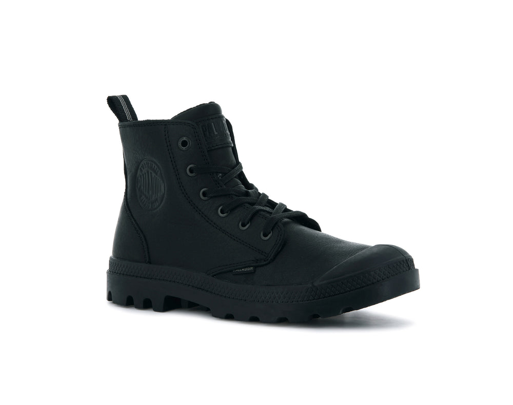 Botas Palladium PAMPA HI ZIP LTH ESS Hombre Negras | Costa Rica-75064